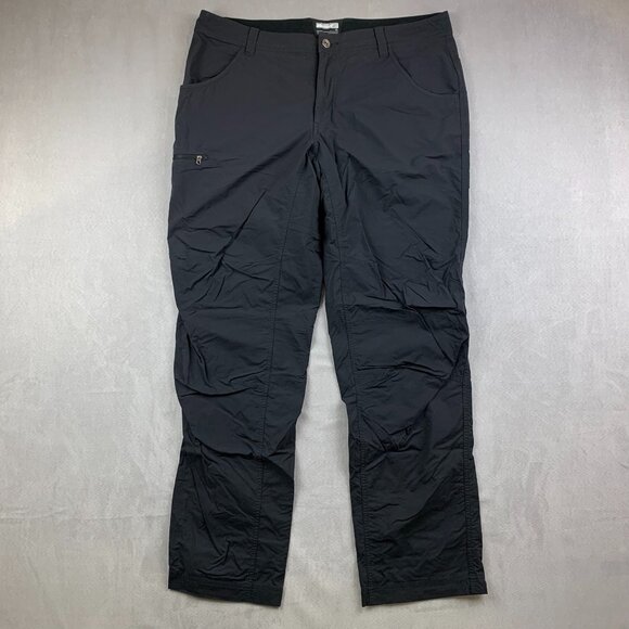 Marmot Mens Pants 36 Black Nylon Stretch Cargo Pocket Tapered Outdoor 36x32 - Picture 1 of 12